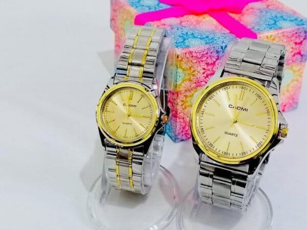 Caomi Silver & Gold Couple watch