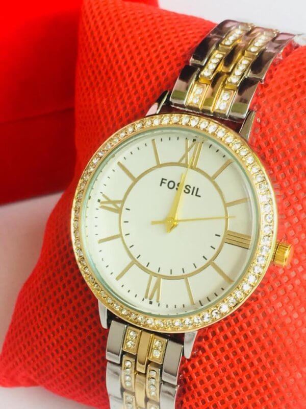 Fossil Gold & Silver Ladies Watch